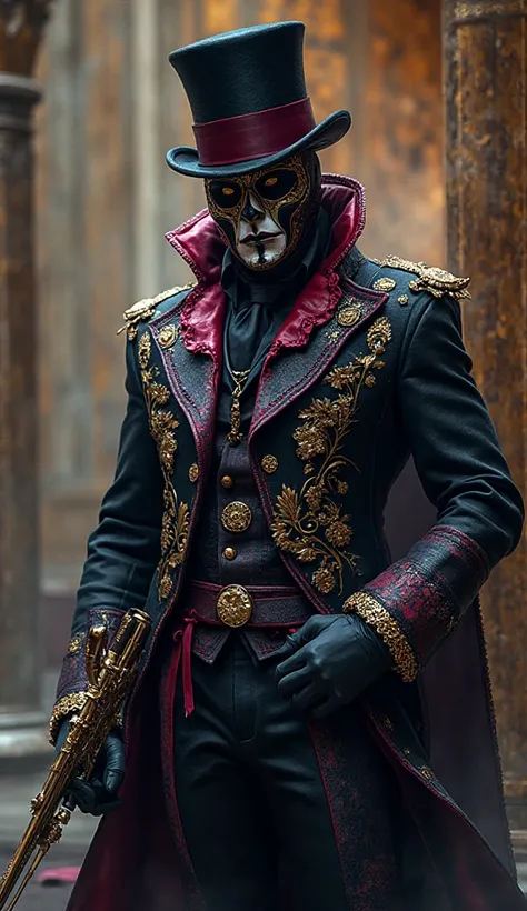 Generate master piece, ultra high details, deep details, best quality of sexy muscle body taxedo thief, wearing luxury expensive...