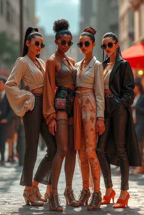 You can put nice clothes on us
