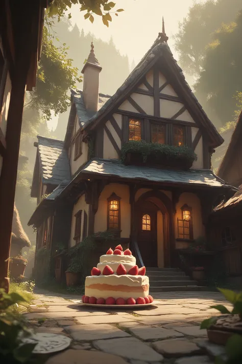 huge、A cake bigger than a house