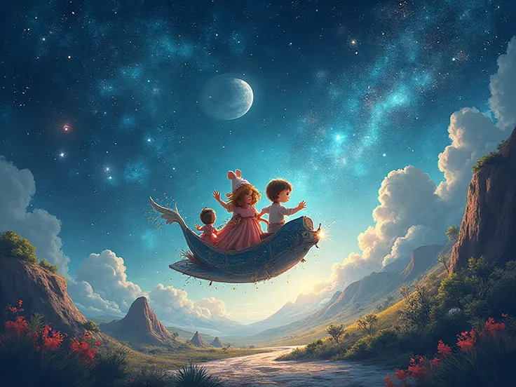 children's fairytale road to space 