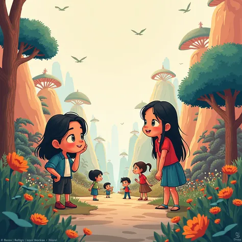Create photos in the animation style 