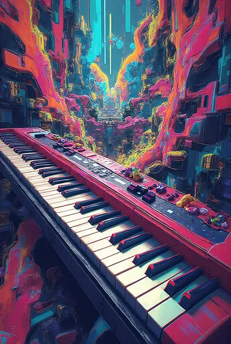 Art pop style keys