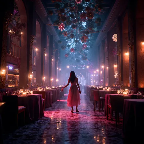 night party without people 