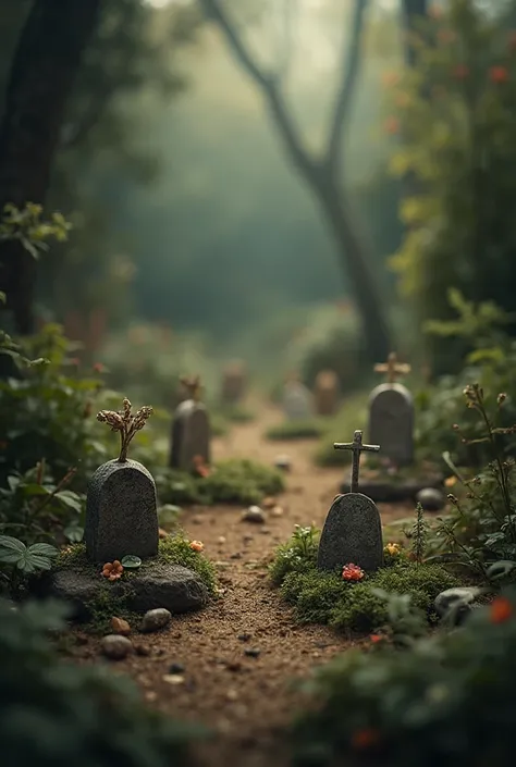 Smaller pet graves