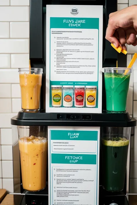 Create a business process flowchart for a Small Juice Shop. 
The process should include these steps:
1. Customer places order (o...