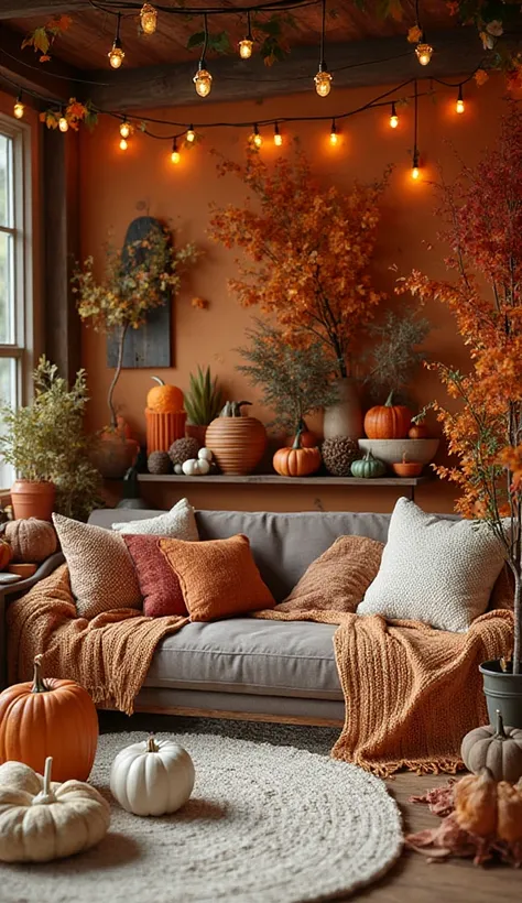 Room decor with fall finds cutely