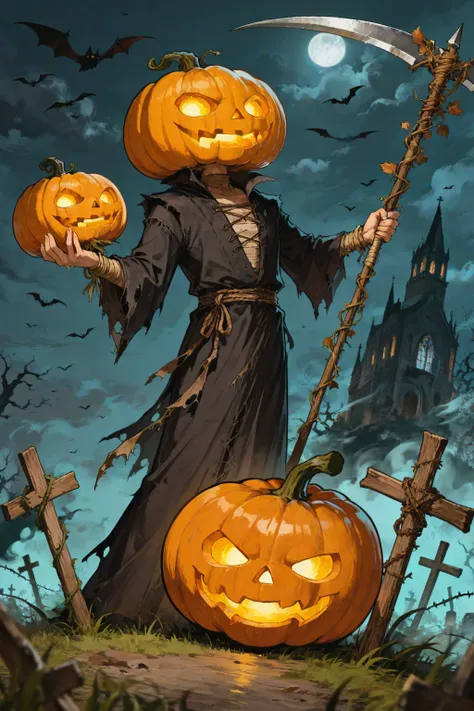 Pumpkin Head - Deathly Hallows