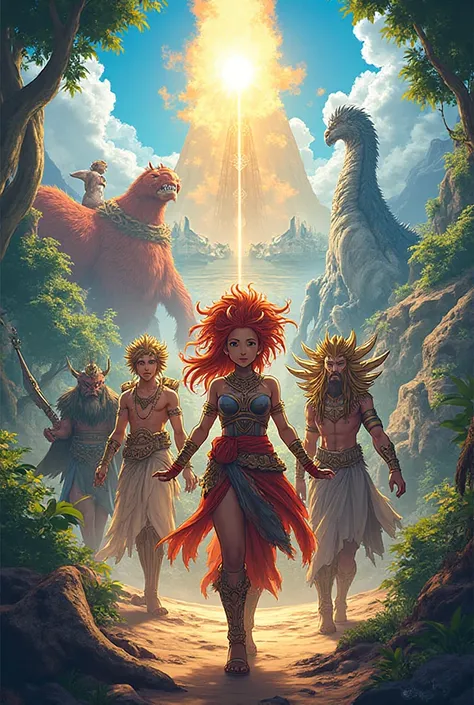 Illustration style anime age of mythology retold for madagascar players