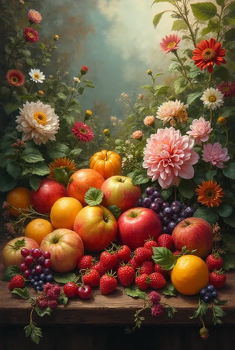 Umm something full with a food and flowers