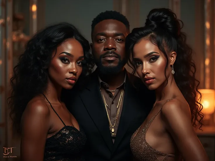 use the picture of  Charles Onojie pus two other beautiful ladies to create a YouTube thumbnail image