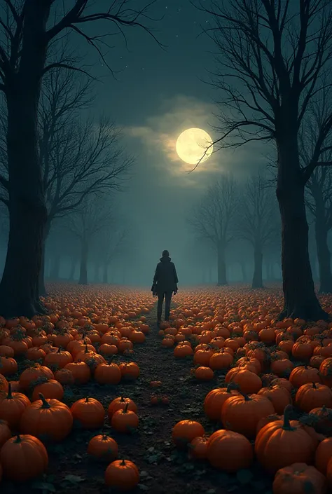 Night in the pumpkin patch