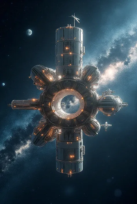 The future space station project was developed using the principles of functional, physical and forward-looking design.
The conc...