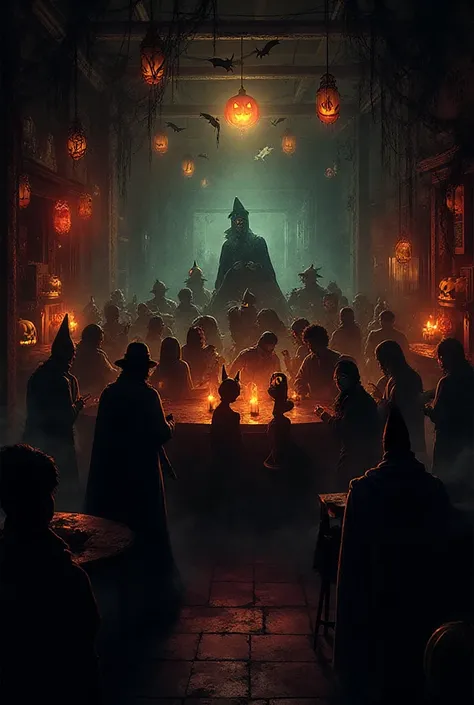 about the bar can you help me make a Halloween poster? 关于酒局的