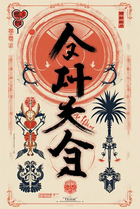 Contemporary Japanese Style Candyman Font Images, elegant graphics, unique symbols, vibrant color scheme, minimalist letters, di...