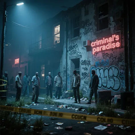 Let's create a neighborhood full of violence and crime an area known as a criminal's paradise