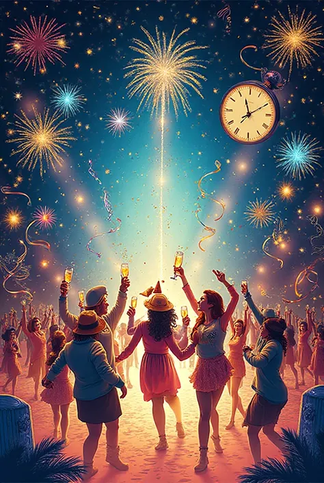 New Year's Instagram Post Layout