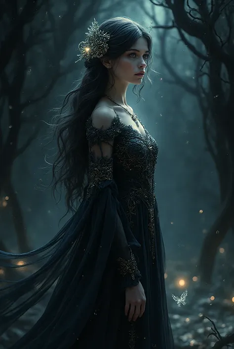 Una alta fae feminina de la Corte Noche