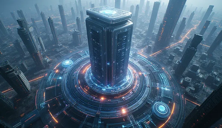 The server is in the game scene， from a bird's-eye view