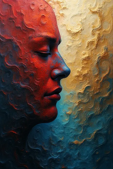 A surreal abstract painting showing the contrast between momentary chaos and long-term growth.
Visualize swirling brushstrokes o...