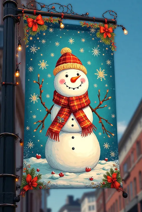 Holiday Cheer Throughout the year  street pole banner