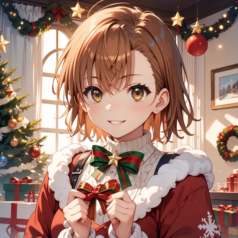 Misaka Mikoto Christmasツリー Christmas cute