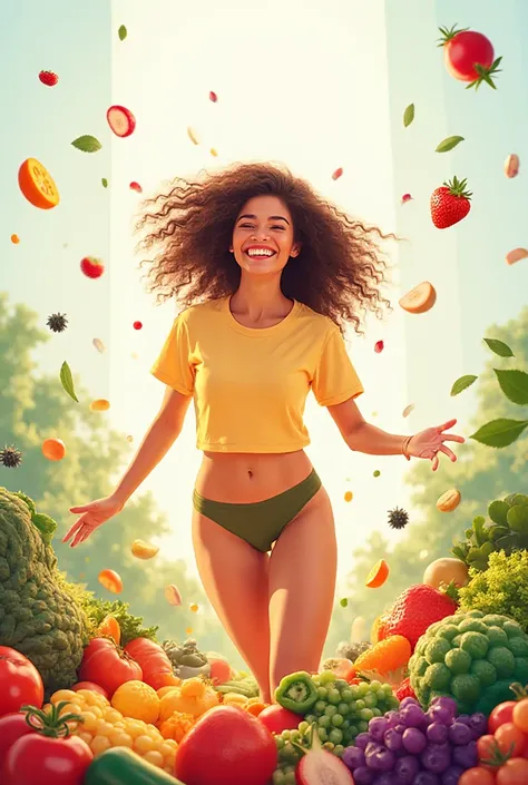 create aposter for healhy food