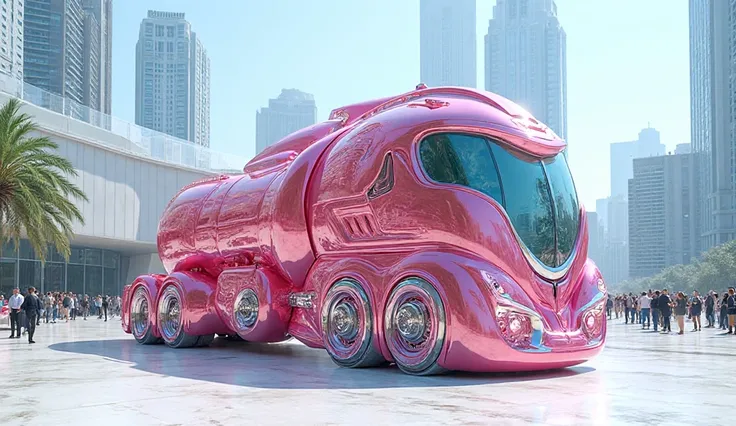 A colossal futuristic American truck named ( western star 49X)1200000000000], dominating the frame with its massive size and com...