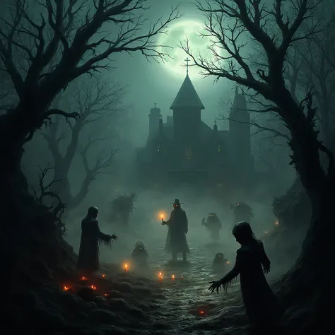 In the style of Halloween