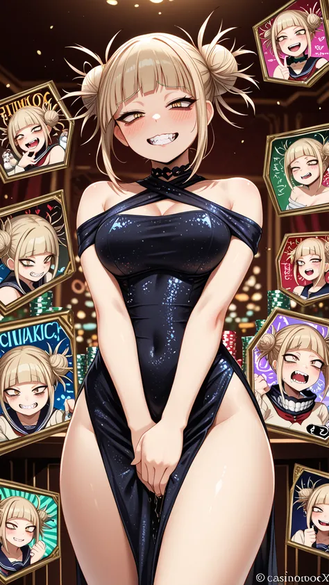 Highest Quality, Ultra High Definition, masterpiece
【Basic Characters】
((Toga Himiko)),((1girl)),
【Standing and Expressions】
((h...