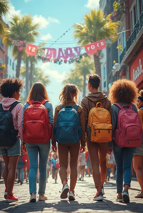 I need it to say “Get the backpacks by buying the promo at your nearest store”.