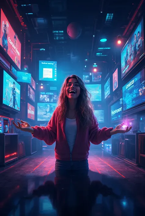 Affiche publicitaire de mon projet sur l'installation des applications pour la diffusion des images numériques. Nous vous offron...