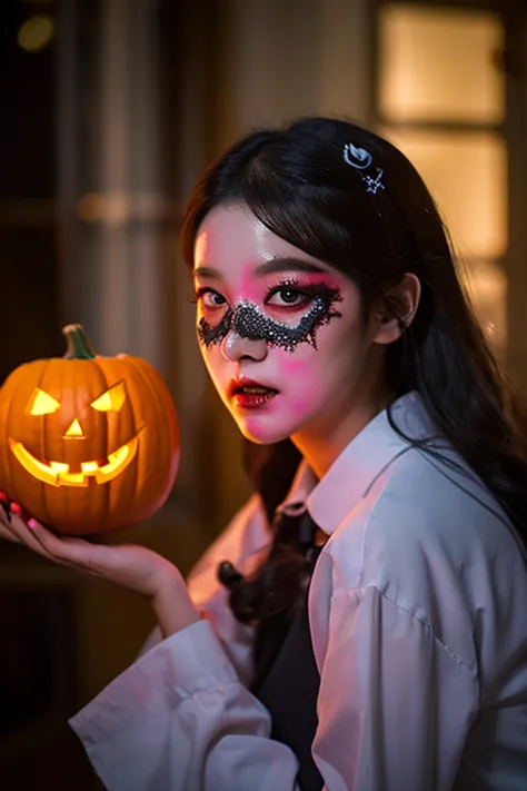 (Highest Quality、4K、And high-precision)、 Halloween Ghost 