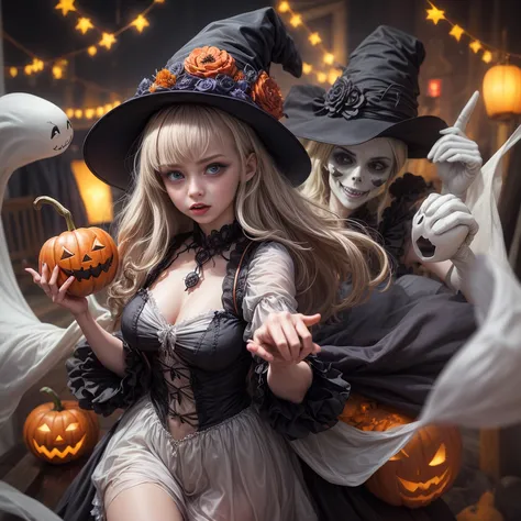 Halloween ghost,  costume party , Halloween decoration