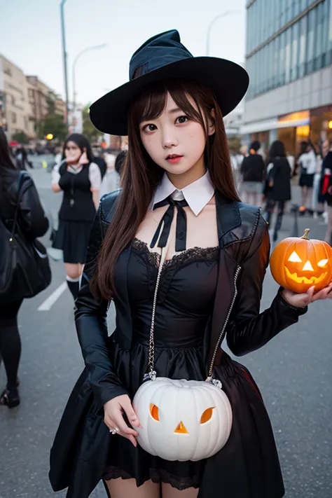 Halloween、Ghost、companion、ghost cosplay、high school girl