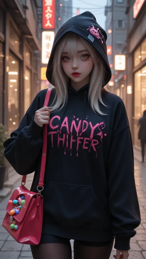 KY_0001, candy thief, bag full of candy