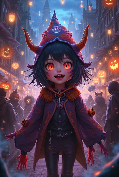 anime character，Halloween parade theme