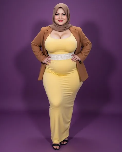 high detail very beautiful arabian plus-size fat woman, very voluptuous body, wide shoulders, fat arms, so plump, so buxom, so c...