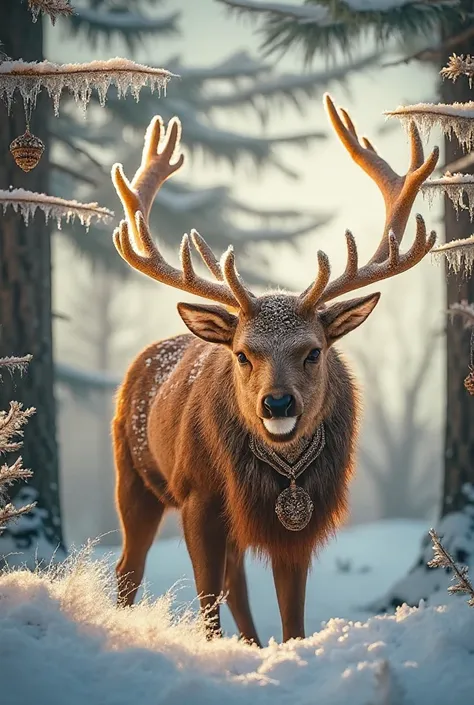 Reindeer image similar to this