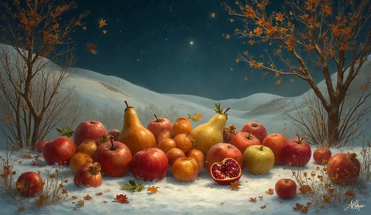  Autumn Fruits 　Unnuit scenery　astrology