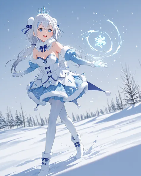 Snow girl、 snow magic