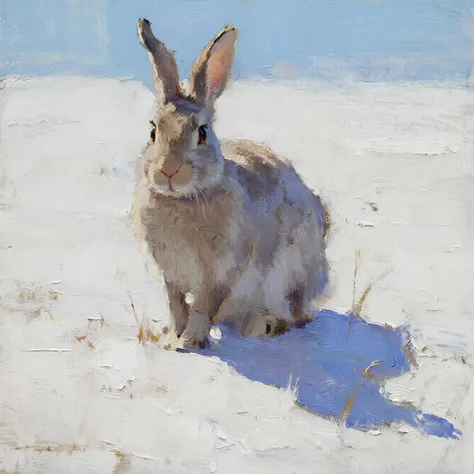 painting,rabbit