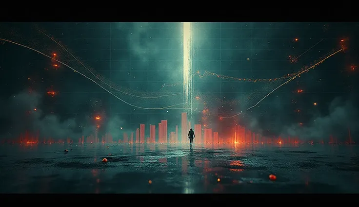 Create a dramatic educational animation showing that if the government repaid all its debt, the money supply would collapse and ...