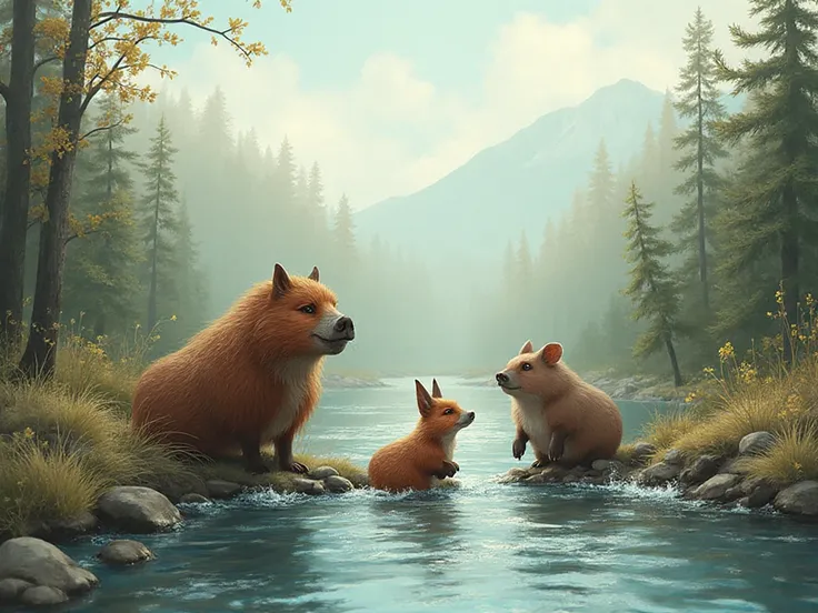 Fox conspired, Beaver and the Pig go on a long trip together: Through the forests, through the mountains, to see new places.
Соб...
