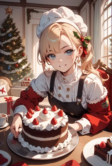 who truly is like a cake warrior　A popular pastry chef who makes lots of Christmas cakes。