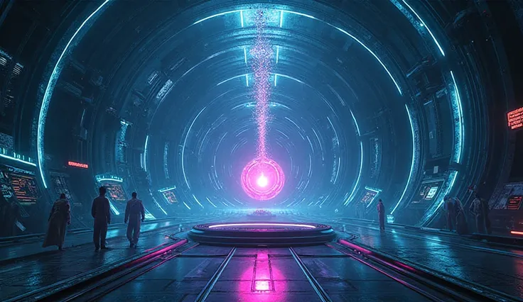 Here is a powerful, cinematic photo prompt based on your detailed description of antimatter production and storage:
---
📸 Cre...