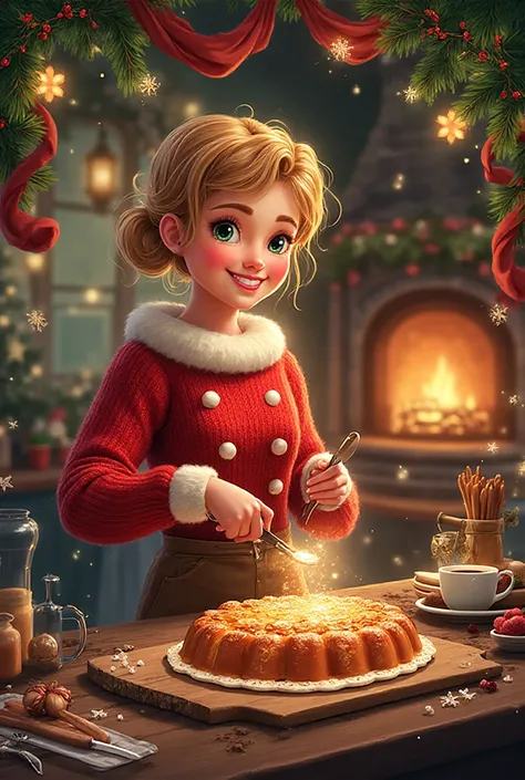 Create a cover for an ebook with Christmas recipes