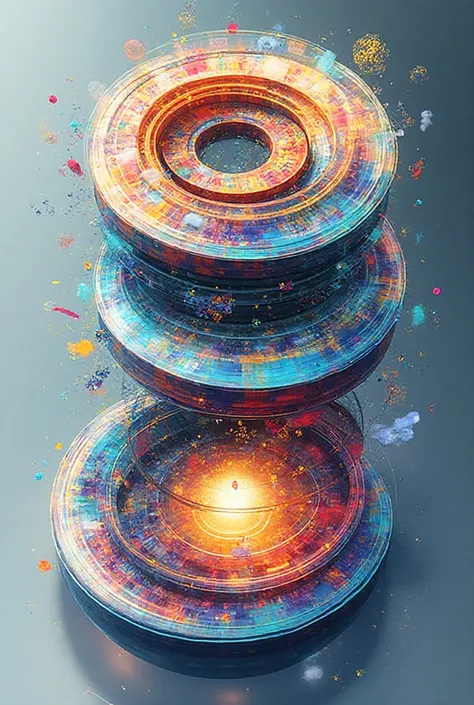 An abstract, conceptual 3D illustration of a dynamic spiral representing the critical thinking process. The spiral has three dis...