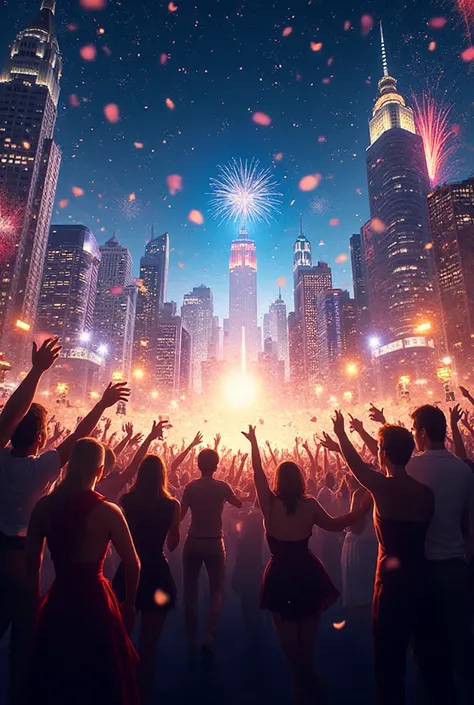 New Year background for poster