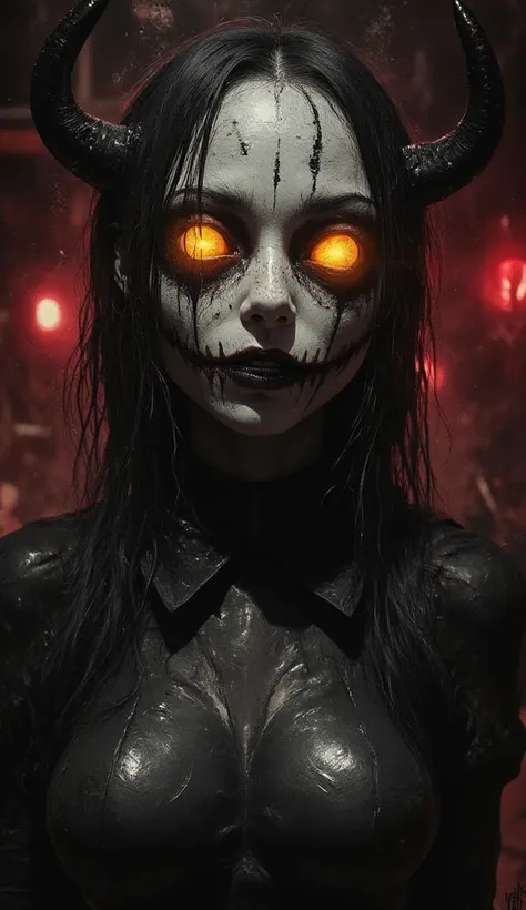 "Hyaki Yagyayo"
Mysterious lights and strange monsters, ancient fear, a parade in the middle of the night. Full-length view. Dar...