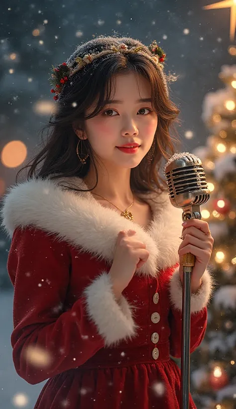 ((Original Illustration Mix Photography)), (best quality), (Simple style), detail eyes, detail nose, detail lips, Beautiful cute...